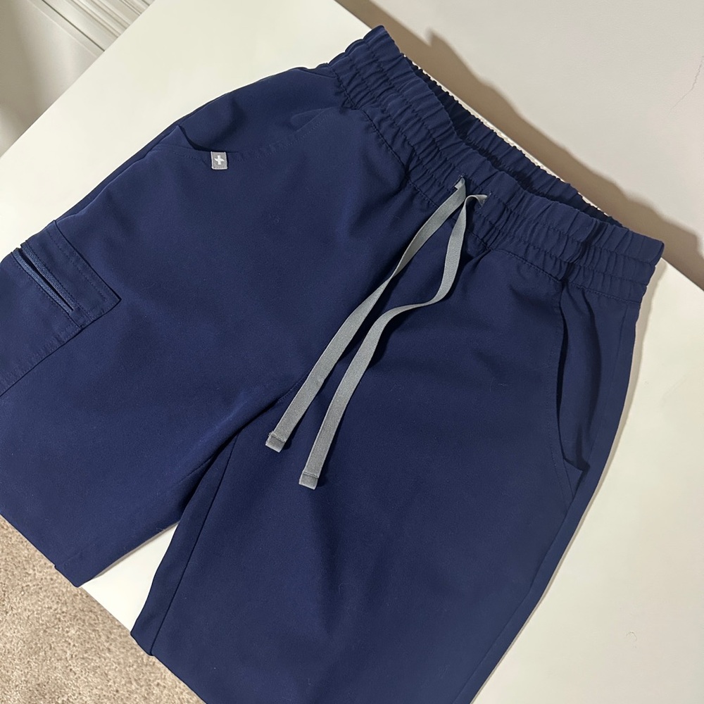 Figs High Waisted Zamora Jogger in Navy Blue